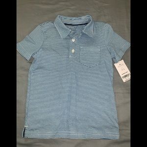 Soft NWT 💙⚪️ polo shirt!